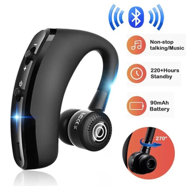 Wireless Bluetooth 5.0 Earbuds Noise Cancelling Headphone Lightweight Handsfree for iPhone, Android